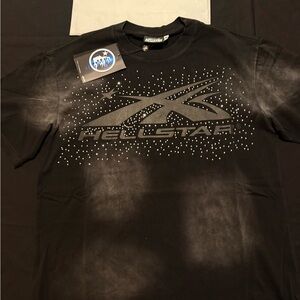 Black Hellstar Graphic Tee Size Large Brand New